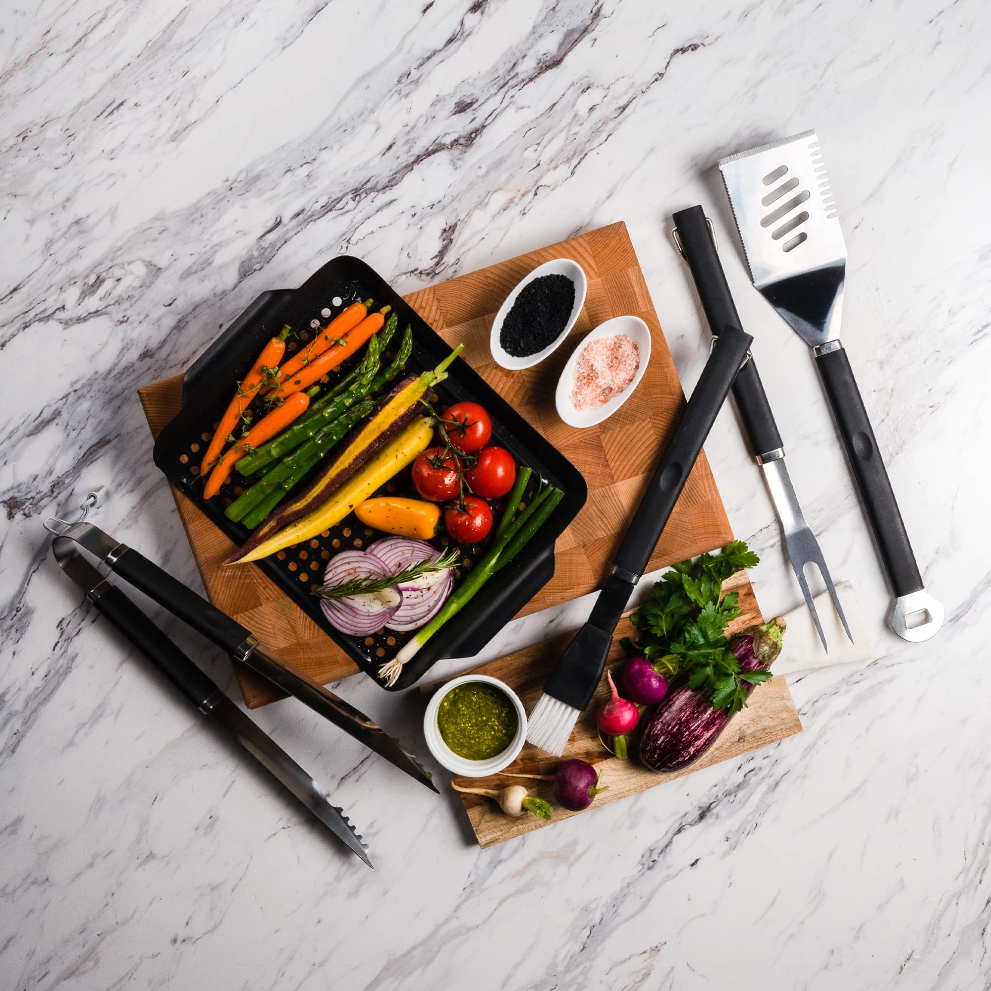 バーベキュー・調理用品 catapult factory solo plate & bear craw Amazon.com : Mr. Bar-B-Q, Inc. 02466Y Plastic Finger Grip 4-Piece